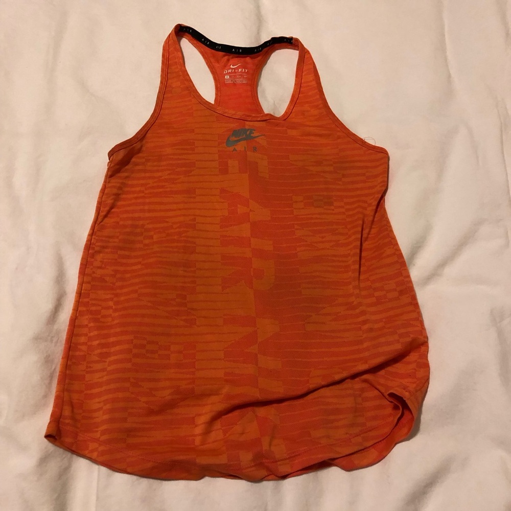 Nike Orange Dri Fit Tank Top